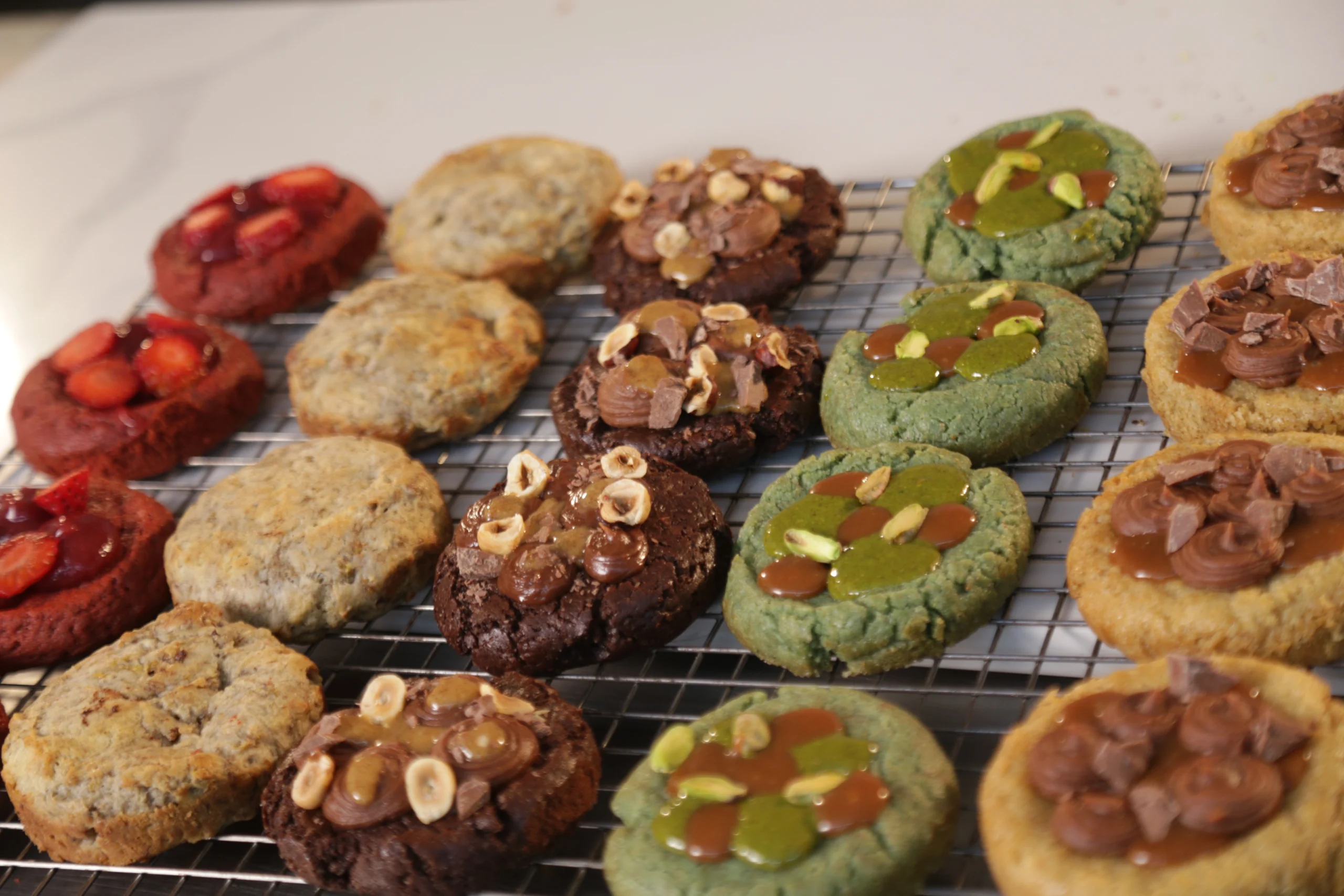 Cookies recién horneadas del taller de Cookies de Autor